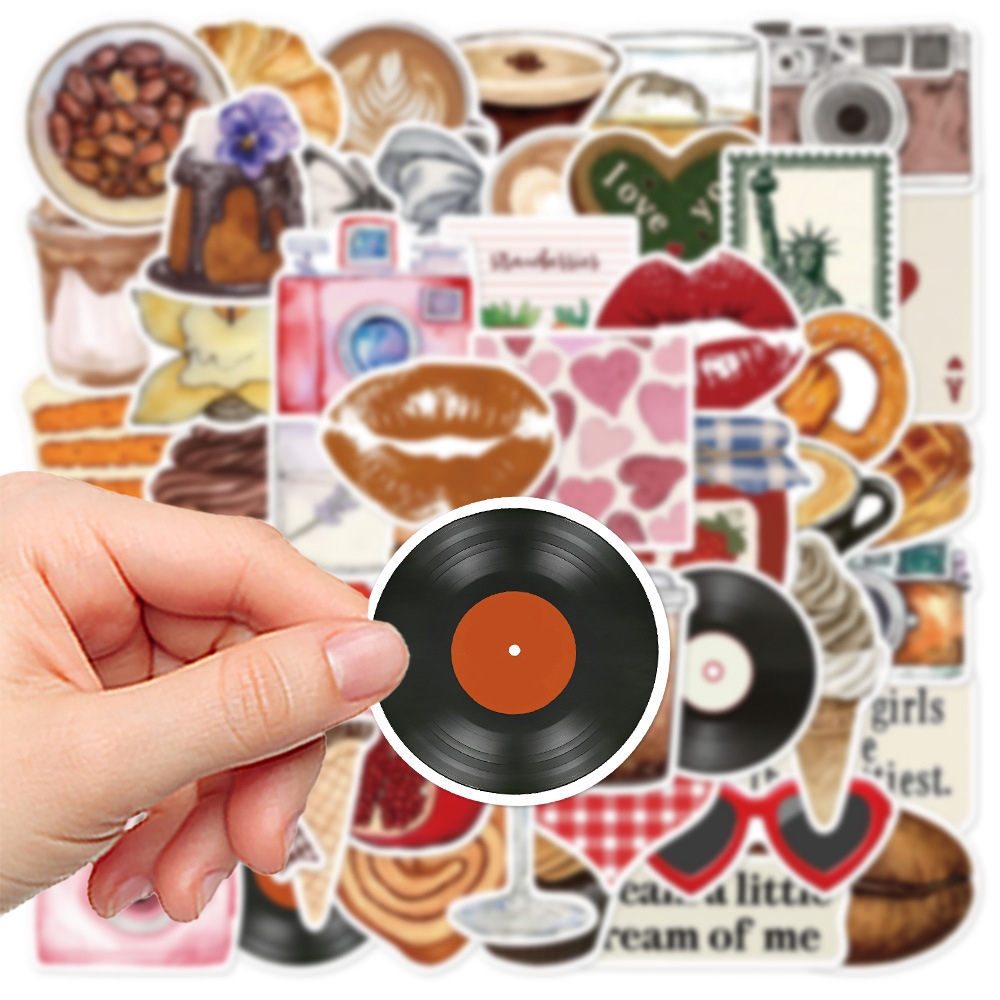 Kids Toys Pinterest - สติกเกอร์ลายการ์ตูนสไตล์ Pinterest น่ารัก 10/30/50 ชิ้น สำหรับตกแต่งสมุดโน้ต