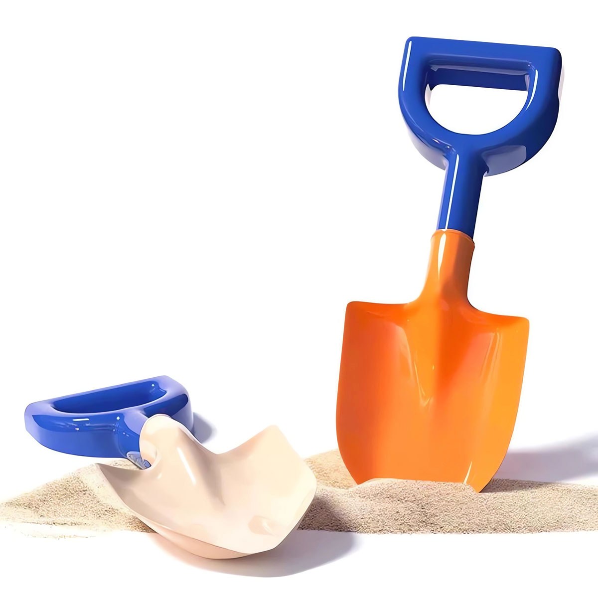 Kinetic Sand Mold - 1/2PCS เด็กชายหาดพลั่วหรือพับถังเด็กทรายชี้ของเล่นเล่นกลางแจ้งน้ํา/เกมหิมะฤดูร้อนฤดูหนาวของขวัญ