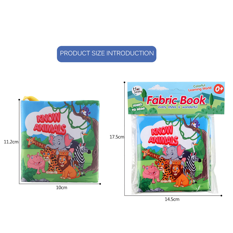 หนังสือผ้าสำหรับเด็กเล็ก ของเล - Kids Toys Animal บทวิจารณ์และราคา