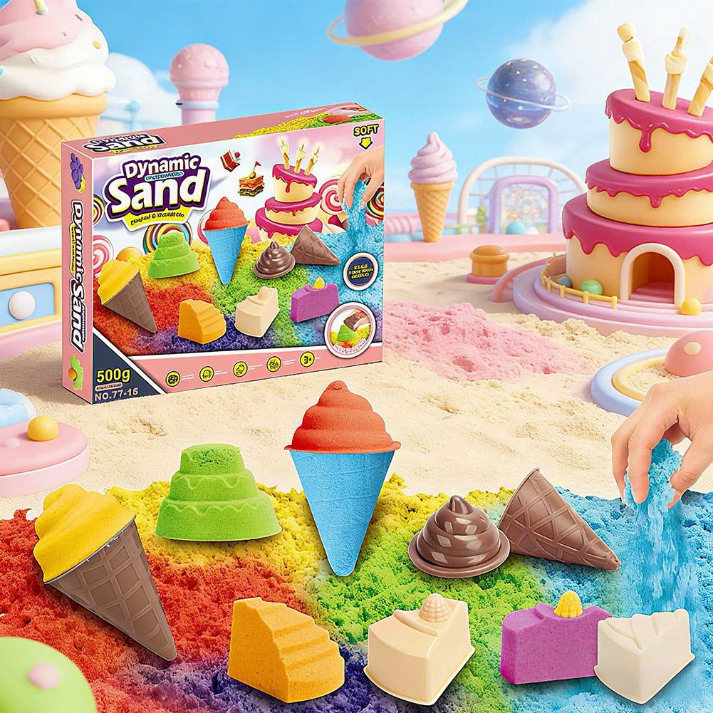 ชุดทรายวิเศษสำหรับเด็ก 500 กรั - Kinetic Sand Mold บทวิจารณ์และราคา