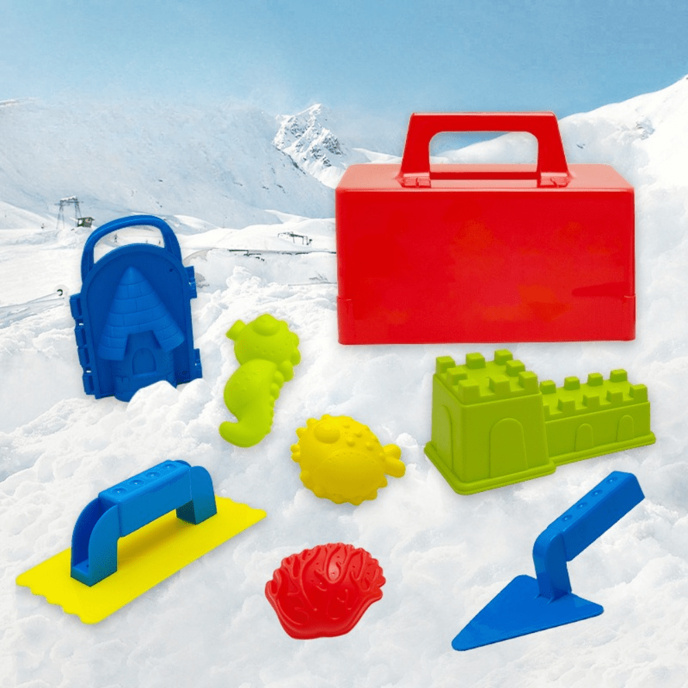 ชุดของเล่นหิมะสำหรับเด็ก 8 ชิ้ - Kinetic Sand Mold บทวิจารณ์และราคา