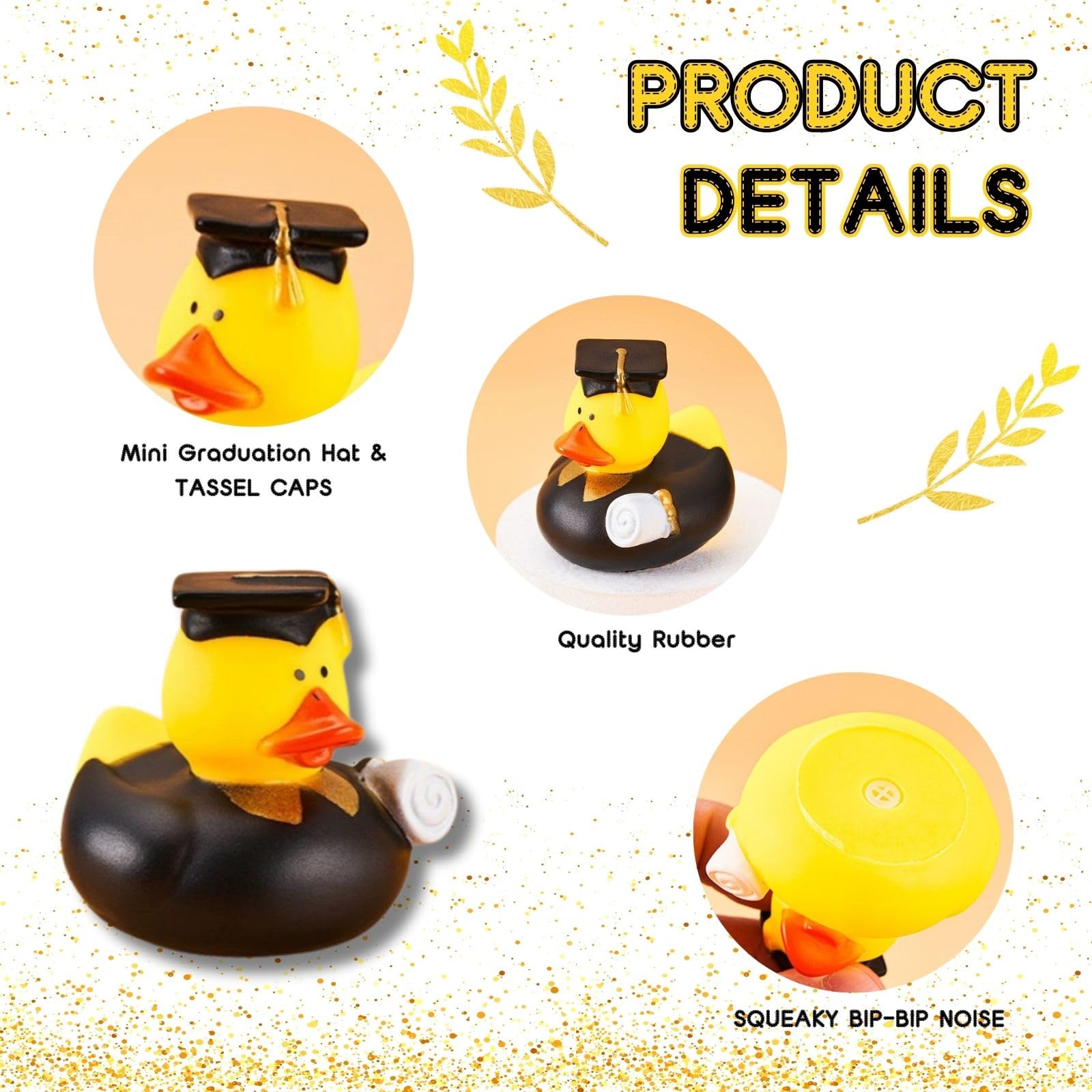 6/12/24 ชุดสําเร็จการศึกษายางเ - Rubber Duck Bath บทวิจารณ์และราคา