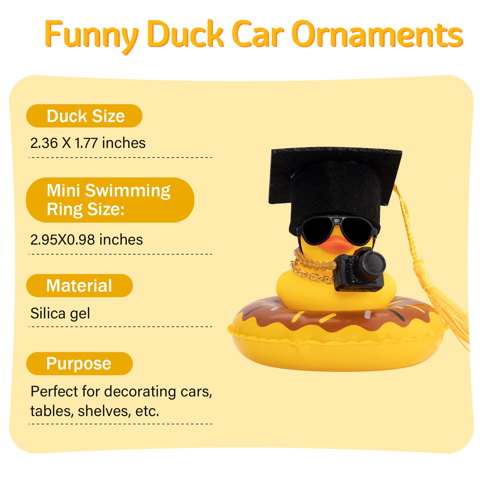 รถเป็ดยางเป็ดแดชบอร์ดตกแต่งอุป - Rubber Duck Bath บทวิจารณ์และราคา