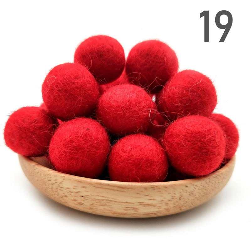 10/30pcs 2cm Wool Felt Balls ร - Kids Toys In Wholesale บทวิจารณ์และราคา