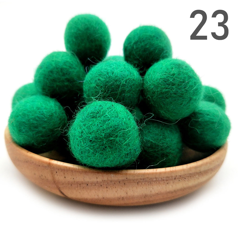 10/30pcs 2cm Wool Felt Balls ร - Kids Toys In Wholesale บทวิจารณ์และราคา