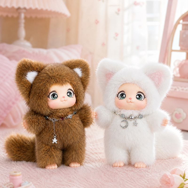 ตุ๊กตาจิ้งจอกน่ารักขนาด 18 ซม. - Kids Toys Animal บทวิจารณ์และราคา