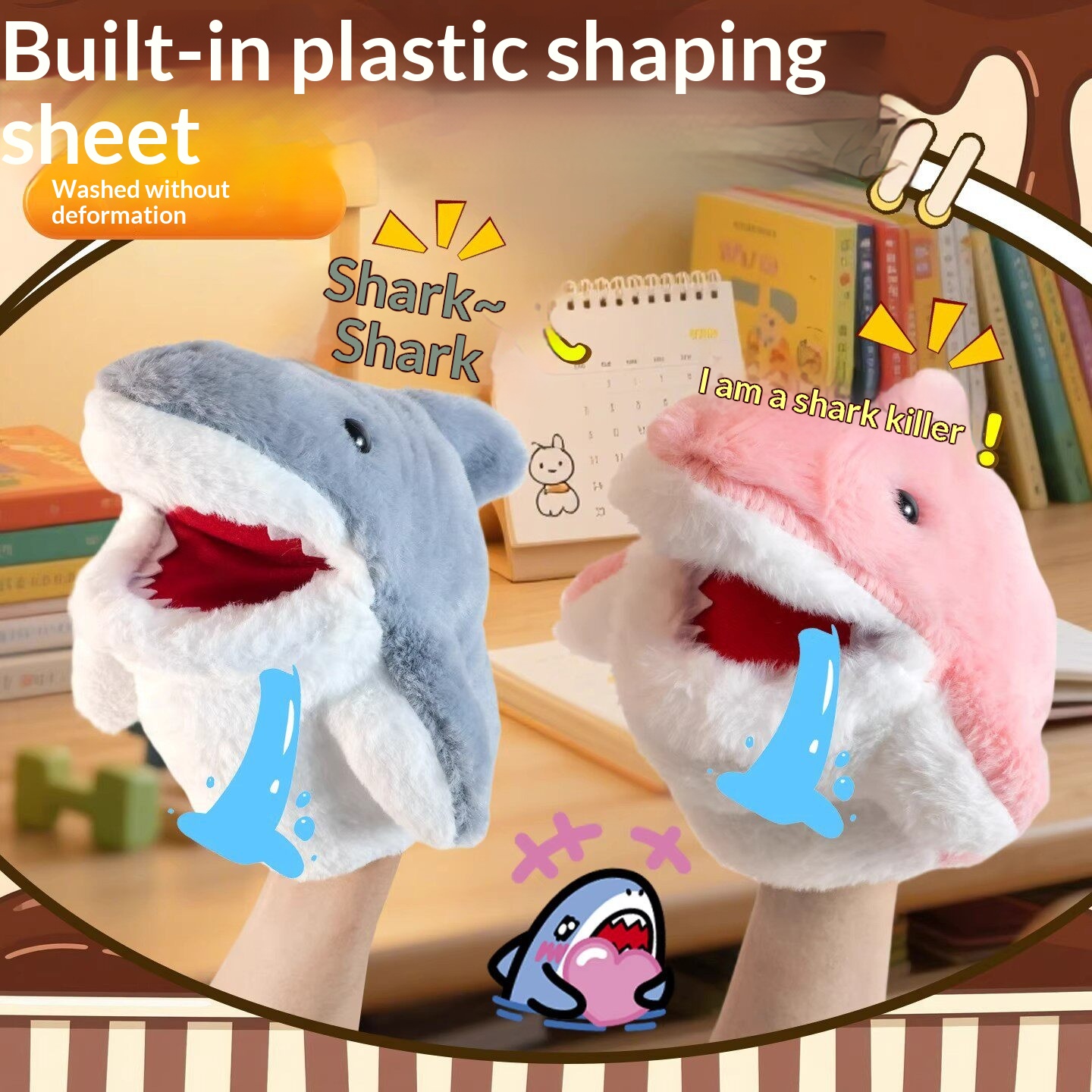 ตุ๊กตาฉลามแบบสวมมือ ของเล่นตุ๊ - Kids Toys Young บทวิจารณ์และราคา