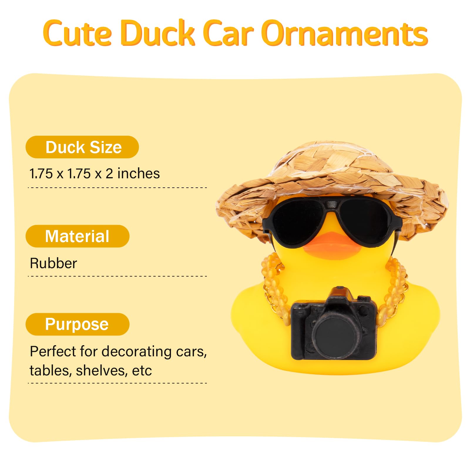 ของตกแต่งรถยนต์เป็ดยาง 10-100  - Rubber Duck Bath บทวิจารณ์และราคา