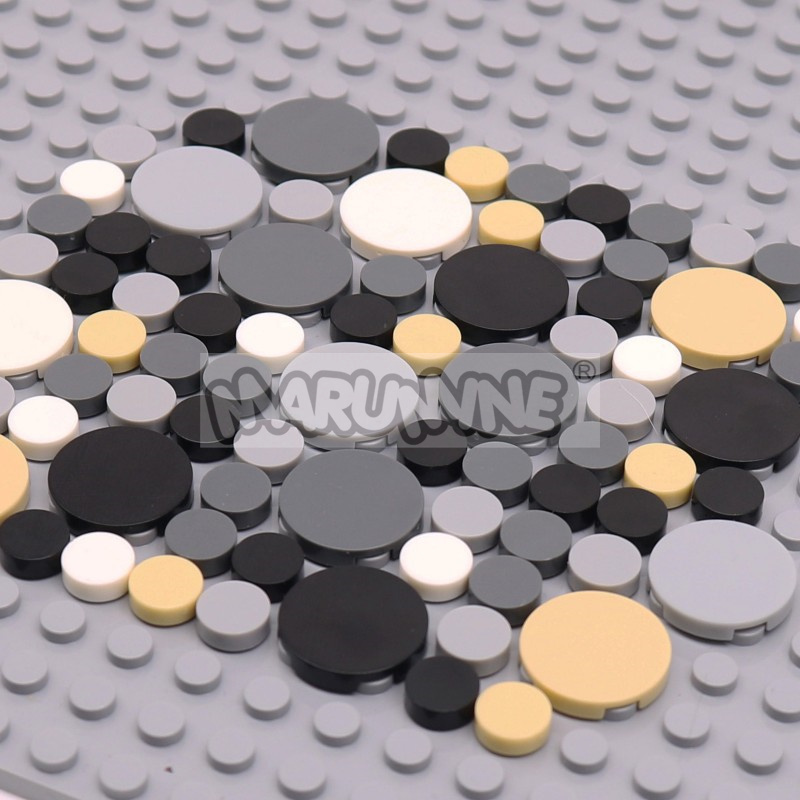 350PCS รอบกระเบื้องบล็อก 1x1 2 - Lego Set City บทวิจารณ์และราคา