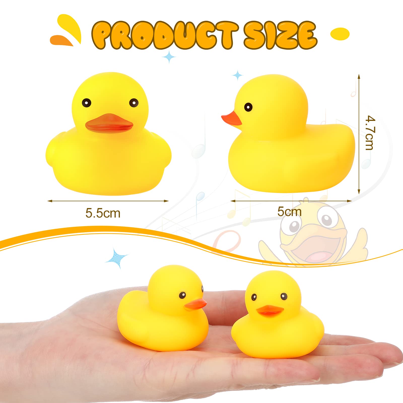10-100pcs เป็ดยางที่มีสีสัน, ข - Rubber Duck Bath บทวิจารณ์และราคา